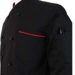 Custom embroidery double breasted chef jacket