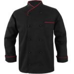 Poly cotton double breasted chef jacket