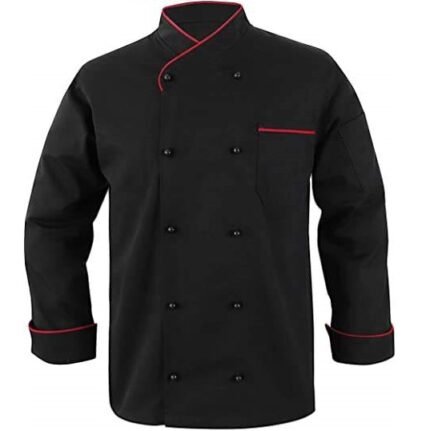 Poly cotton double breasted chef jacket