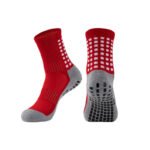 Anti-slip soccer football socks