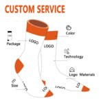 Custom logo crew socks