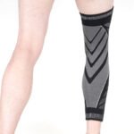 Running knee compression sleeve