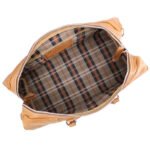 Custom private label leather duffle bag