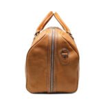 Private label leather duffle bag branding