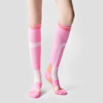 Custom logo athletic knee high socks