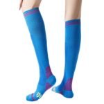 Custom logo knee high sports socks