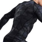 Men's camouflage gym compression shirt