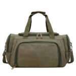 Custom travel duffle bag compartments