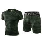 Men's compression shorts set