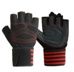 Non-slip neoprene gym gloves