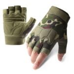 Breathable half-finger workout gloves
