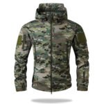 Custom camouflage workwear jacket for outdoor use