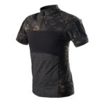 Custom logo camouflage tactical T-shirt