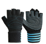 Half-finger cycling workout gloves