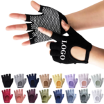 Non-slip Pilates fitness gloves