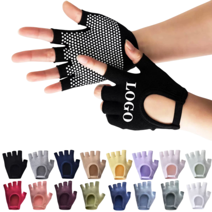 Non-slip Pilates fitness gloves