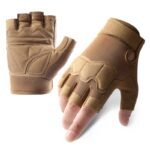 Private label half-finger fitness gloves