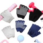Silicone fingerless Pilates gloves