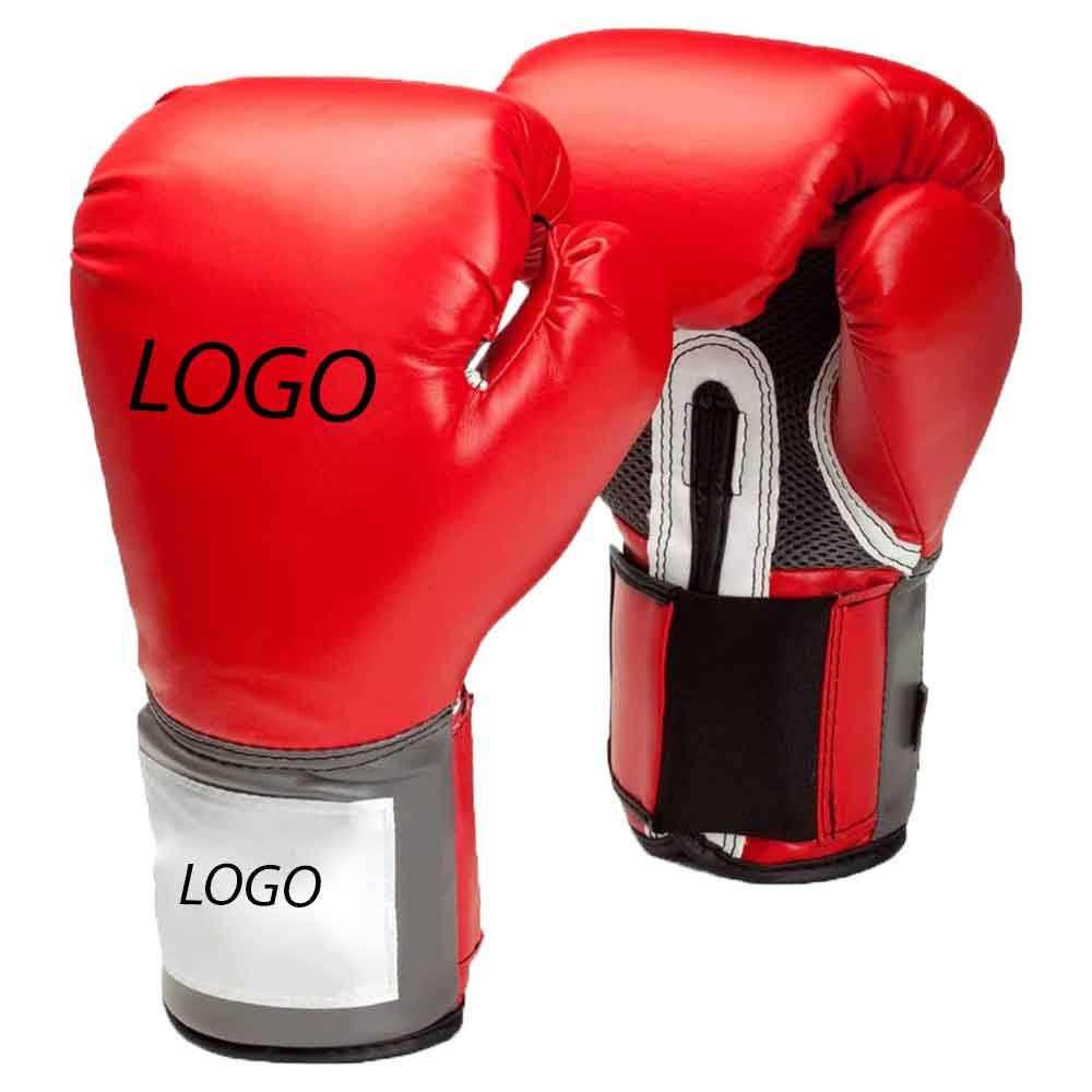 Custom Leather Boxing Gloves with Hook-and-Loop Closure Custom leather boxing gloves with hook-and-loop closure