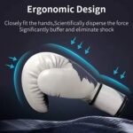 Custom leather boxing training gloves