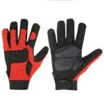 Custom leather mechanic gloves