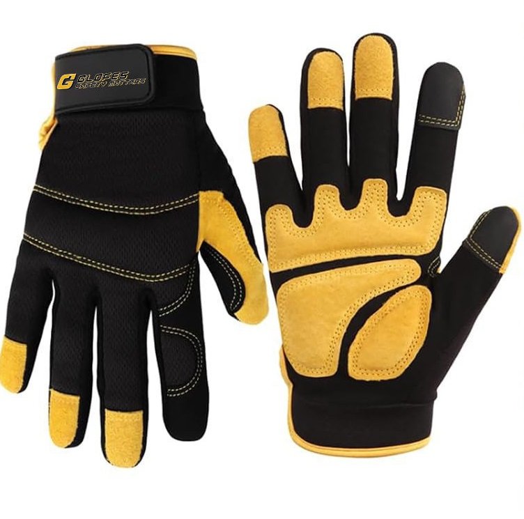 Custom Leather Mechanic Gloves Custom leather mechanic gloves