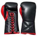 Lace up boxing training gloves