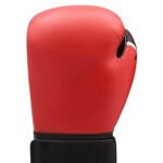 Leather boxing training gloves