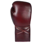 Leather lace up boxing sparring gloves