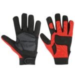 Leather mechanic gloves