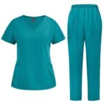 Modern unisex medical scrub uniform