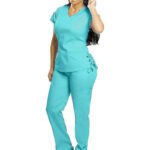 OEM wholesale athletic medical scrub set