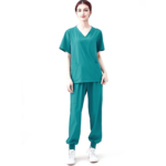 Polyester spandex medical scrubs