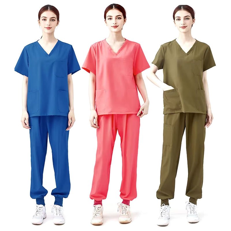 Unisex Stretch Medical Scrub Set Unisex stretch medical scrub set for men and women