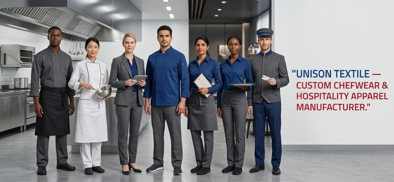 Custom chefwear and hospitality apparel manufacturer