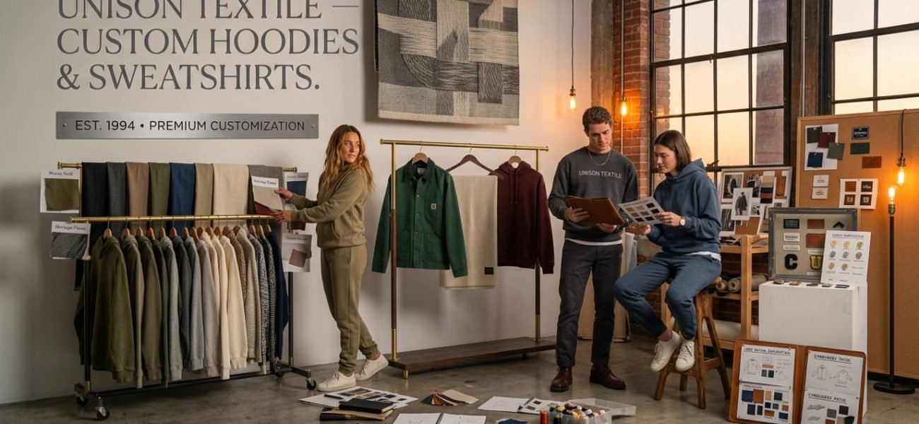 Custom hoodies and sweatshirts manufacturer