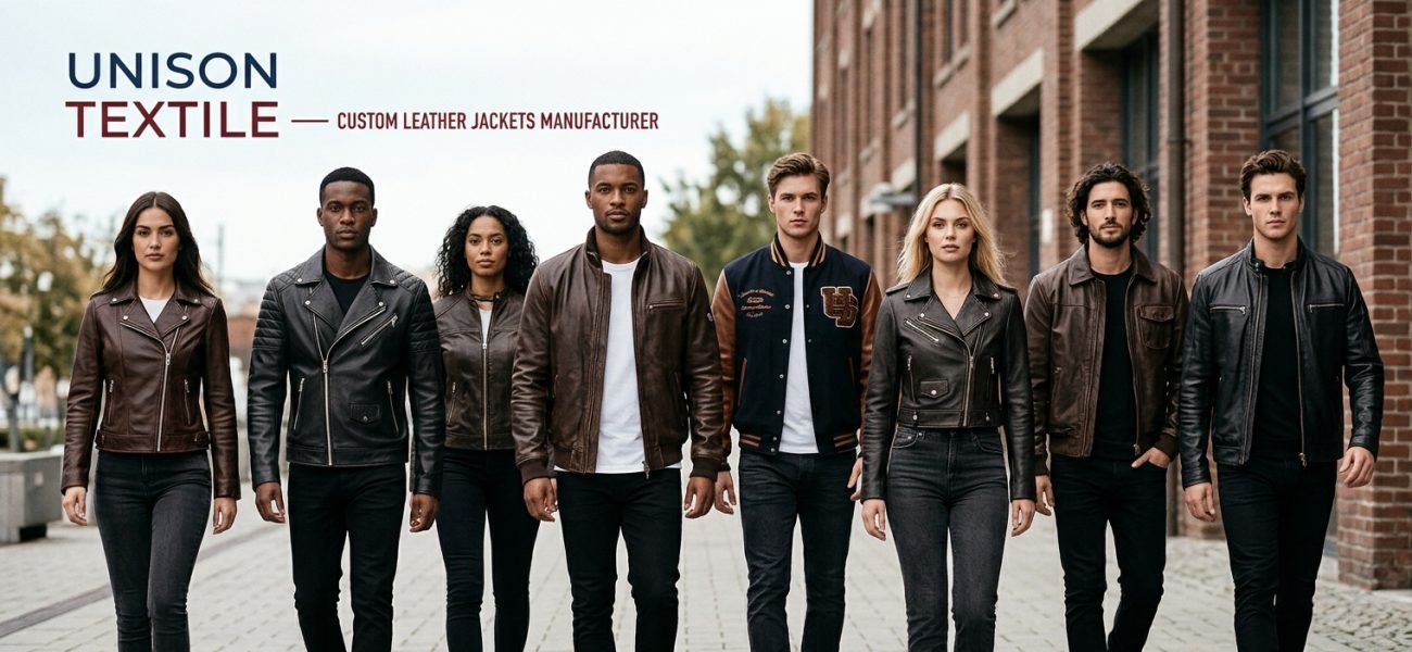 Custom leather jackets manufacturer