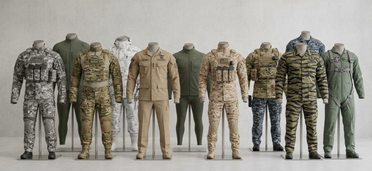 Custom military uniform manufacturer