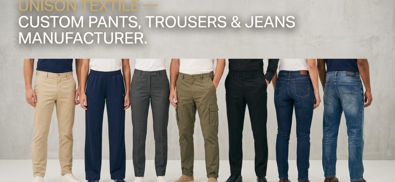 Custom pants trousers and jeans manufacturer
