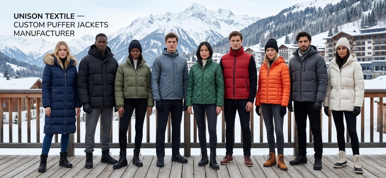 Custom puffer jackets manufacturer