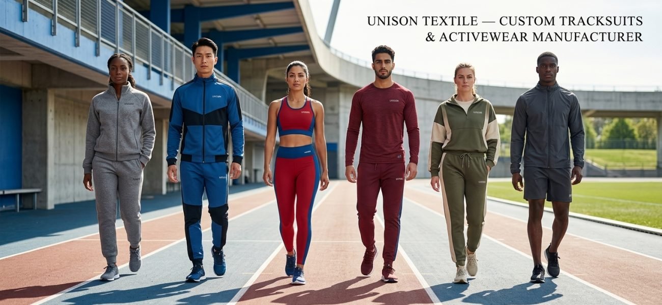 Custom tracksuits and activewear manufacturer