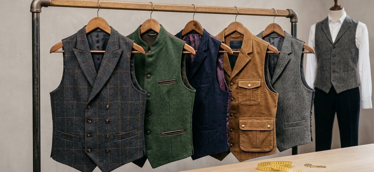 Custom vests and waistcoats manufacturer